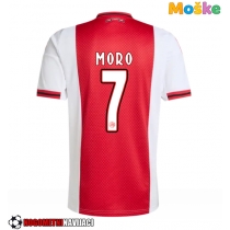 Moške Nogometnih dresov Ajax Raul Moro #7 Domači 2025-26 Kratki rokavi